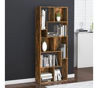 vidaXL Libreria Rovere Fumo 67x24x161 cm in Legno Multistrato