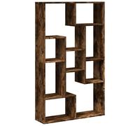 vidaXL Libreria Rovere Fumo 72x20x120 cm in Truciolato, scaffale per Libri, Porta Libri, Ripiani portaoggetti, Ripiani per Libri