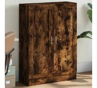vidaXL Libreria Rovere Fumo 82,5x30,5x115 cm in Legno Multistrato