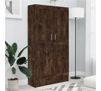 vidaXL Libreria Rovere Fumo 82,5x30,5x150 cm in Legno Multistrato