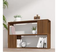 vidaXL Libreria Rovere Marrone 100x24x63 cm in Legno Multistrato