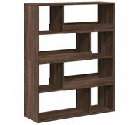 vidaXL Libreria Rovere Marrone 100x33x125,5 cm in Legno Multistrato, Mobile Porta Libri, Mobile portaoggetti, scaffale per Libri, Porta Libri