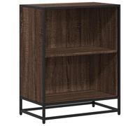 vidaXL Libreria Rovere Marrone 60x35x76 cm in Legno Multistrato, Mobile libreria, separé, scaffale, divisorio, divisorio per Camera, Mobile da Ufficio