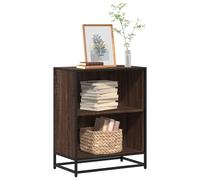 vidaXL Libreria Rovere Marrone 60x35x76 cm in Legno Multistrato, Mobile libreria, separé, scaffale, divisorio, divisorio per Camera, Mobile da Ufficio