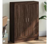vidaXL Libreria Rovere Marrone 82,5x30,5x115 cm in Legno Multistrato