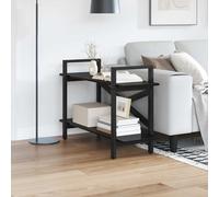 vidaXL Libreria Rovere Nero 100 x 33,5 x 64 cm Legno multistrato