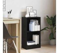 vidaXL Libreria Rovere Nero 40x24x76 cm in Legno Multistrato, scaffale per Libri, scaffale, scaffale Contenitore, armadietto portaoggetti