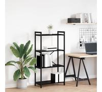 vidaXL Libreria Rovere Nero 60 x 30 x 120 cm Legno multistrato
