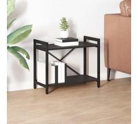 vidaXL Libreria Rovere Nero 60 x 30 x 50 cm Legno multistrato