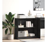 vidaXL Libreria Rovere nero 80 x 24 x 109 cm Truciolare