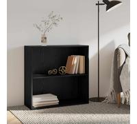vidaXL Libreria Rovere Nero 80 x 30 x 76,5 cm Legno multistrato