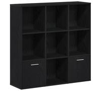 vidaXL Libreria Rovere Nero 98x29x97,5 cm Legno Multistrato