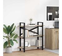 vidaXL Libreria Rovere Sonoma 100 x 33,5 x 102 cm Legno multistrato