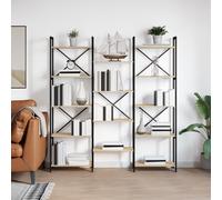 vidaXL Libreria rovere sonoma 156 x 25 x 167.5 cm Legno multistrato