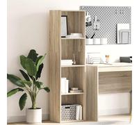 vidaXL Libreria Rovere Sonoma 40x30x152 cm in Legno Multistrato, scaffale per Libri, scaffale, scaffale Contenitore, armadietto portaoggetti
