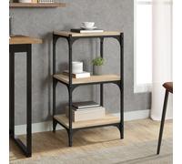 vidaXL Libreria Rovere Sonoma 40x33x70,5cm Legno Multistrato e Acciaio