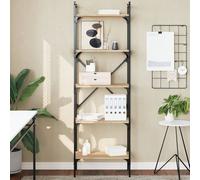 vidaXL Libreria Rovere Sonoma 5 Ripiani 56x31,5x174 cm Multistrato
