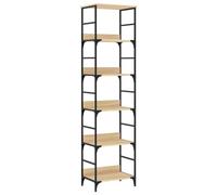 vidaXL Libreria Rovere Sonoma 50x33x188,5 cm in Legno Multistrato