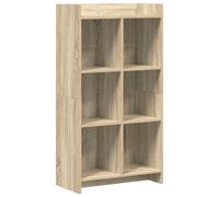 vidaXL Libreria Rovere Sonoma 59 x 30 x 111 cm Legno ingegnerizzato