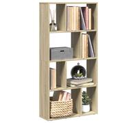 vidaXL Libreria Rovere Sonoma 60x20x120 cm in Truciolato, scaffale per Libri, Porta Libri, Ripiani portaoggetti, Ripiani per Libri