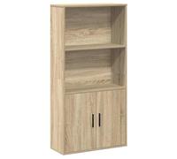 vidaXL Libreria Rovere Sonoma 60x24x120 cm in Legno Multistrato, Armadio di stoccaggio, libreria Rack, scaffale di stoccaggio, libreria scaffale