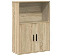 vidaXL Libreria Rovere Sonoma 60x24x85 cm in Legno Multistrato