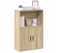 vidaXL Libreria Rovere Sonoma 60x24x85 cm in Legno Multistrato, Armadio di stoccaggio, libreria Rack, scaffale di stoccaggio, libreria scaffale