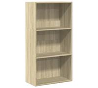 vidaXL Libreria Rovere Sonoma 60x30x114 cm Legno multistrato Scaffale per libri