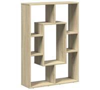 vidaXL Libreria Rovere Sonoma 63x20x90 cm in Truciolato, scaffale per Libri, Porta Libri, Ripiani portaoggetti, Ripiani per Libri
