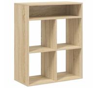 vidaXL Libreria Rovere Sonoma 66x31x80 cm in Legno Multistrato