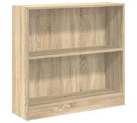 vidaXL Libreria Rovere Sonoma 80x24x75 cm in Legno Multistrato, Armadio, Mobile di conservazione, credenza, Mobile portaoggetti, Mobile Porta Libri