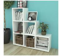 Vidaxl - Libreria Scalare / Scaffale Espositore 107 cm Bianco