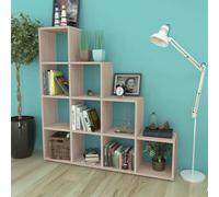 vidaXL Libreria Scalare / Scaffale Espositore 142 cm Rovere