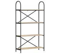 vidaXL Libreria Unità di Stoccaggio Rettangolare Stand Freestanding Arredamento Moderno Soggiorno