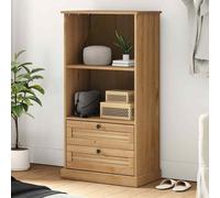 vidaXL Libreria VIGO 60x35x114,5 cm in Legno Massello di Pino