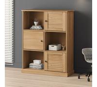 vidaXL Libreria VIGO 90x35x114,5 cm in Legno Massello di Pino