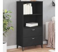 vidaXL Libreria VIKEN Nera 60x35x123 cm in Legno Multistrato