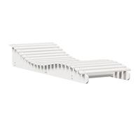 vidaXL Lettino Prendisole Bianco 205x70x31,5 cm in Legno Massello Pino