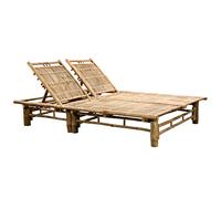 vidaXL Lettino Prendisole 2 Posti Schienale Regolabile Sdraio Lounge Giardino