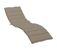 vidaXL Cuscino per Lettino Prendisole Elegante Resistente Arredi Tessili Esterni Sdraio Decorativo Talpa 200x50x3 cm in Tessuto Oxford