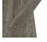 vidaXL Listello per Pavimentazione Autoadesivo 32 pcs Grigio e Marrone