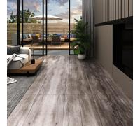 vidaXL Listoni Autoadesivi in PVC 5,21 m² 2 mm Legno Marrone Opaco