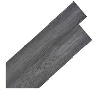 VIDAXL - Listoni Pavimentazione Autoadesivi PVC 5,02 m 2 mm Nero Bianco
