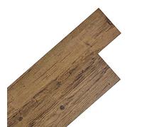 vidaXL Listoni Pavimentazione Autoadesivi PVC 5,02m² 2 mm Marrone Noce