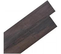 VIDAXL - Listoni Pavimentazione Autoadesivi PVC 5,02m 2mm Marrone Scuro