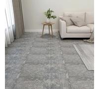 vidaXL Listoni Pavimenti Adesivi 20 pz 1,86 m² Grigio Cemento in PVC