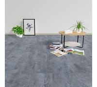 vidaXL Listoni Pavimenti Adesivi 20 pz in PVC 1,86 m² Marmo Grigio
