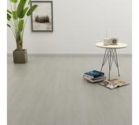 vidaXL 32x Listoni Pavimenti Autoadesivi Isolanti Insonorizzanti Antiscivolo Tavole Assi Laminato Pavimentazione 4,46 m² 3 mm in PVC Grigio Chiaro