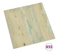VIDAXL - Listoni Pavimenti Autoadesivi 55 pz PVC 5,11 m Marrone Chiaro