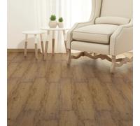 vidaXL Listoni Pavimenti Autoadesivi in PVC 2,51 m² 2mm Noce Marrone